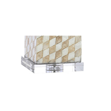 Daniel 30.5" Seashell/Crystal LED Table Lamp - JONATHAN Y